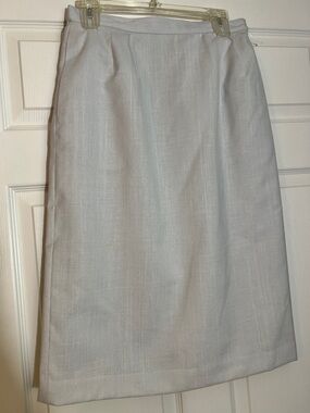 Classic Light Gray Women's Pencil Skirt